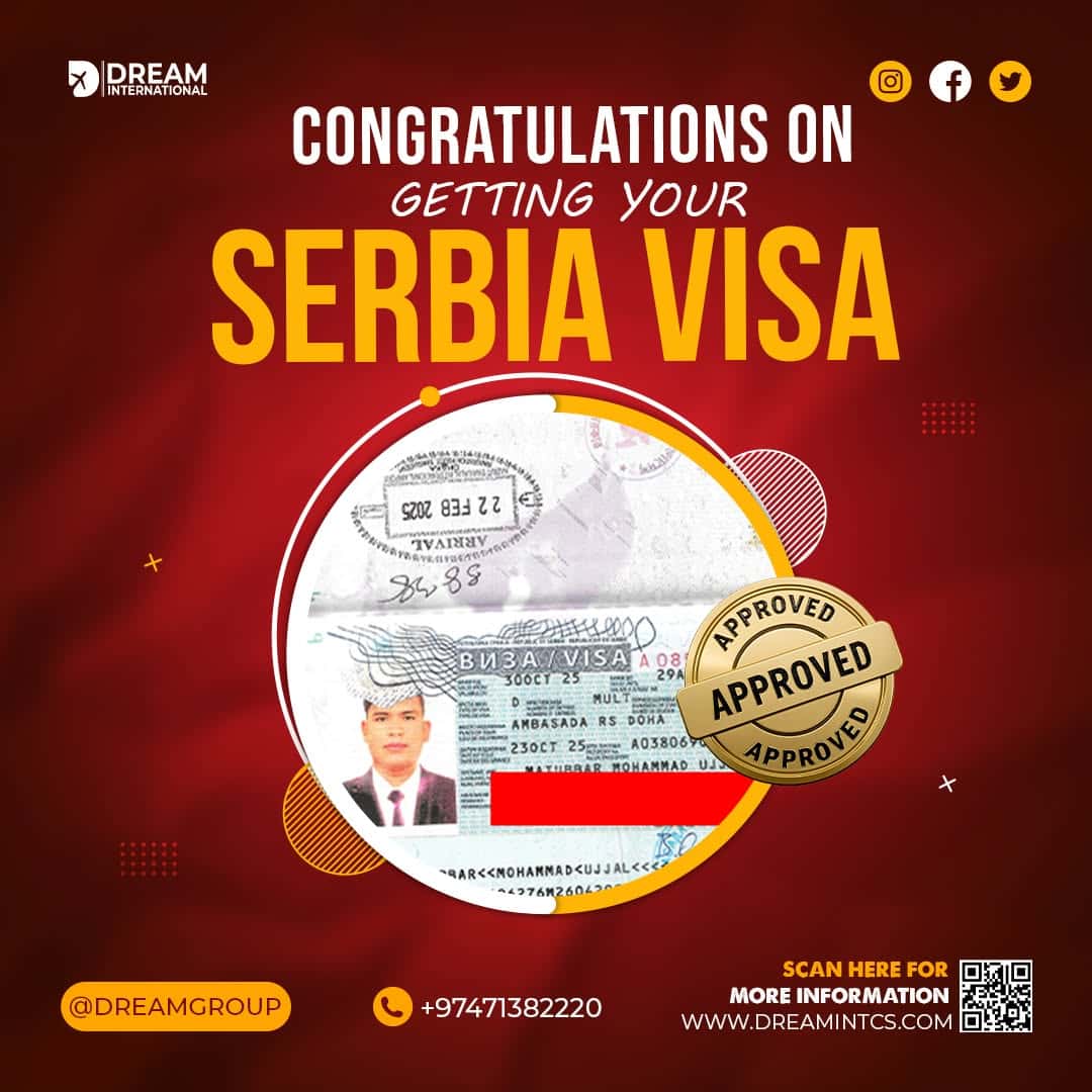 Visa approval success story 5 — Dream International customer